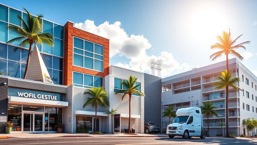 Types of commercial properties in Miami — retail, office, industrial, and multifamily buildings